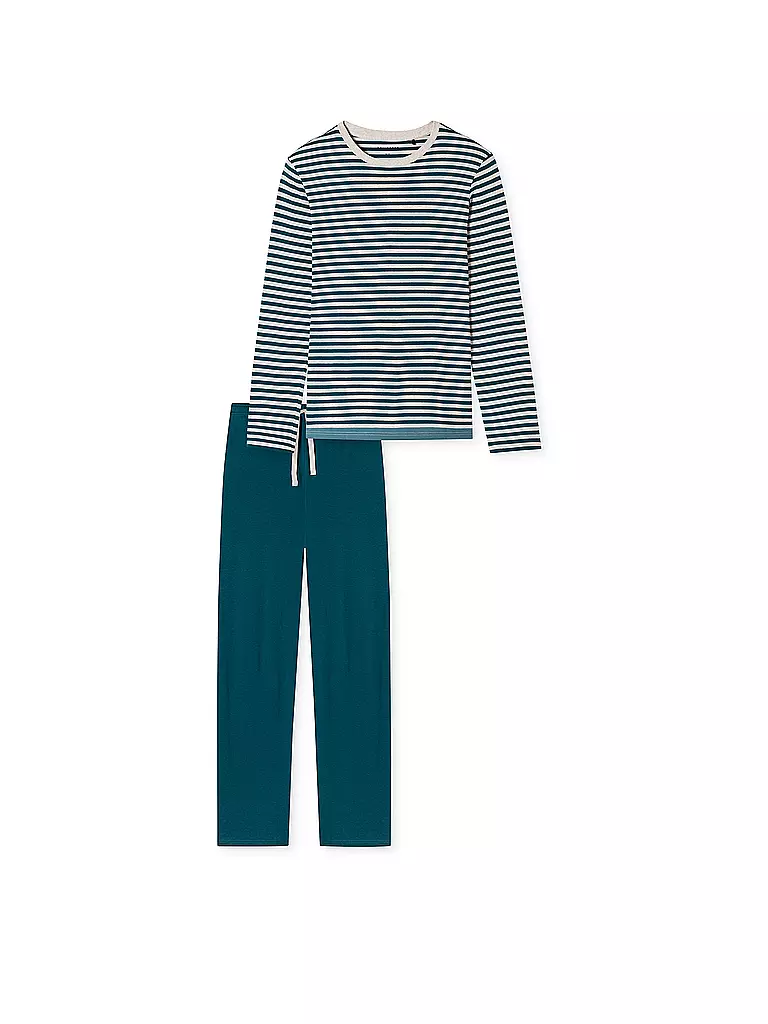 SCHIESSER | Pyjama | petrol