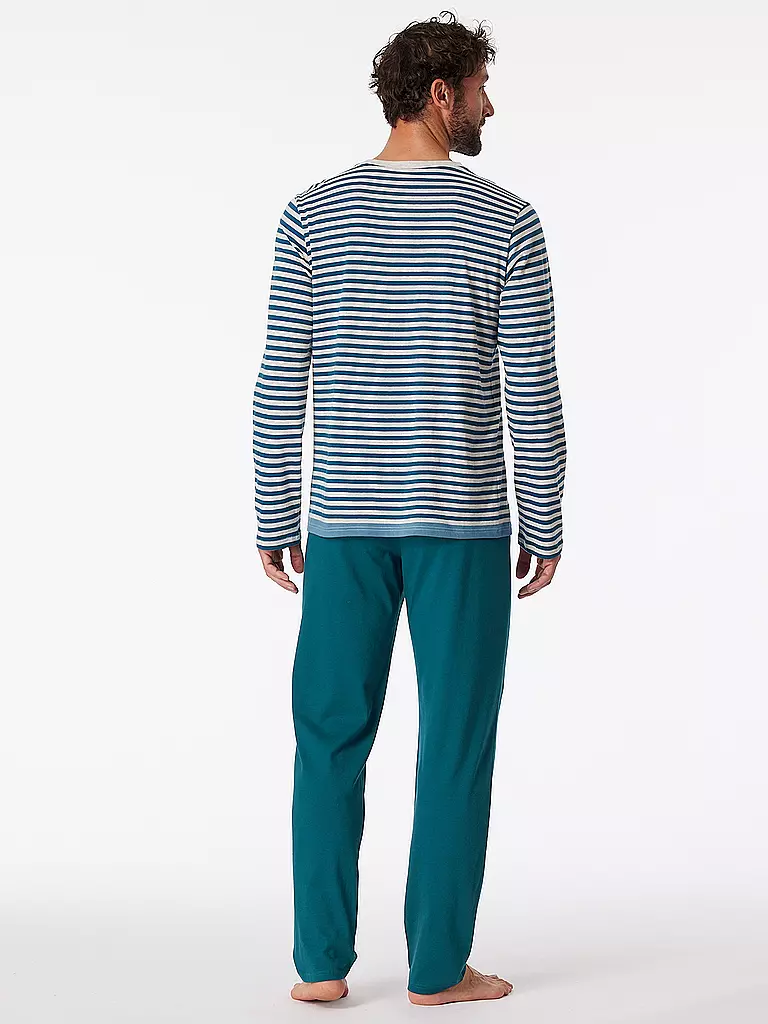 SCHIESSER | Pyjama | petrol