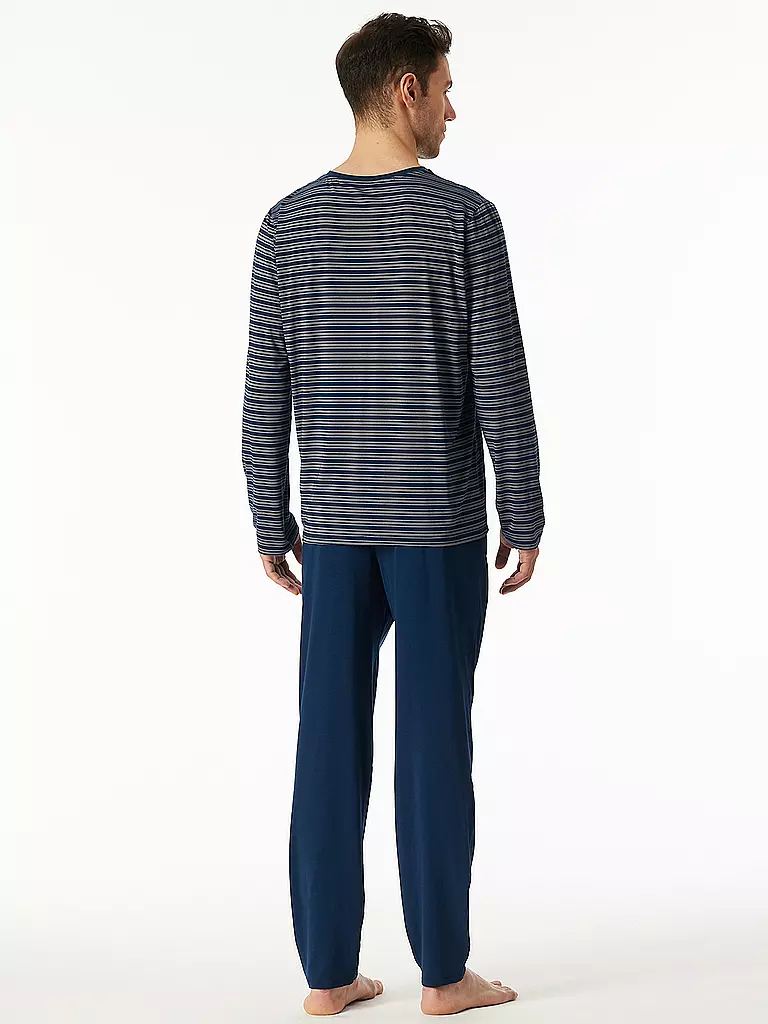 SCHIESSER | Pyjama | blau