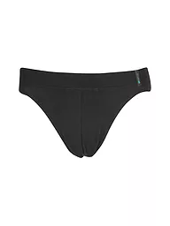 SCHIESSER | Slip "Long Life Soft" (Weiss) | blau