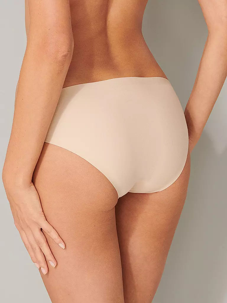 SCHIESSER | Slip INVISIBLE COTTON sand | schwarz