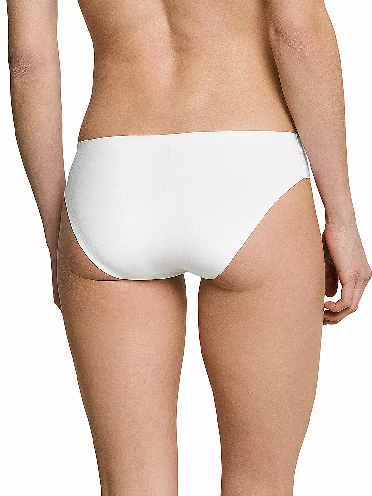 SCHIESSER | Slip INVISIBLE COTTON weiss | schwarz