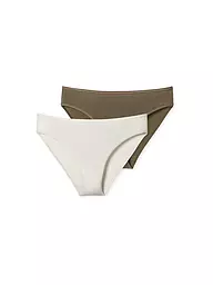 SCHIESSER | Slip 2er Pkg. sortiert 4 | olive