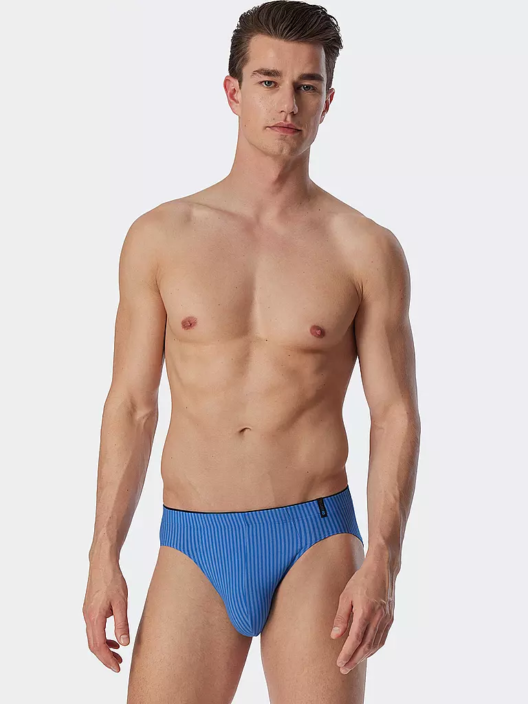 SCHIESSER | Supermini Slip aqua | blau