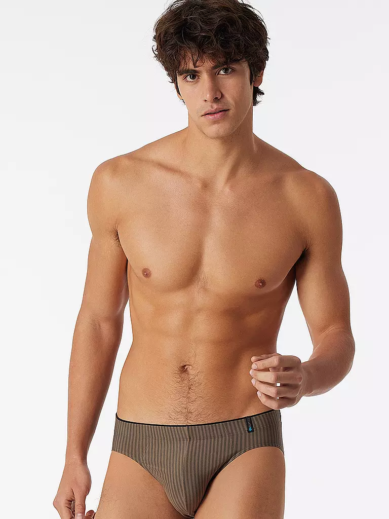 SCHIESSER | Supermini Slip taupe | camel