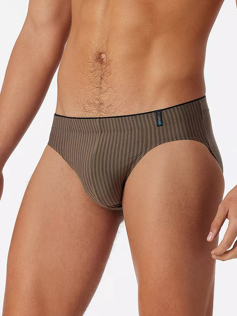 SCHIESSER | Supermini Slip taupe | camel