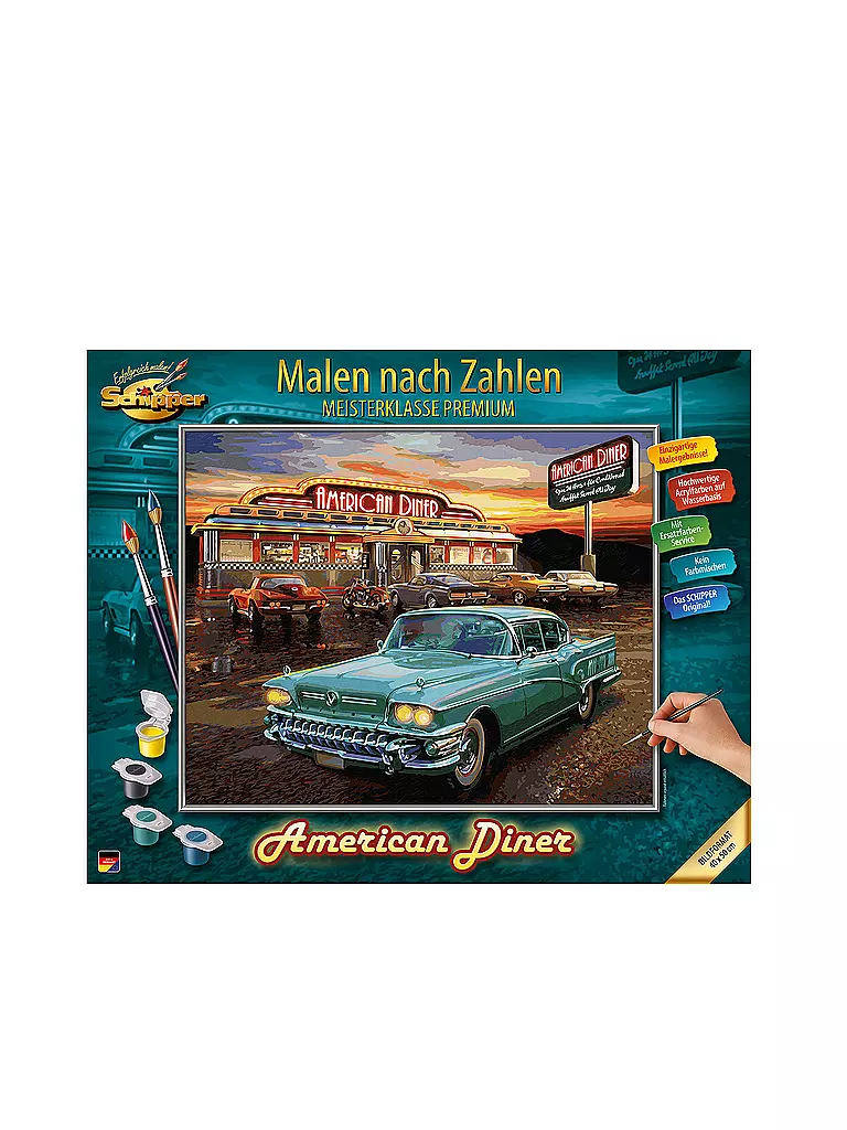 SCHIPPER | Malen nach Zahlen - American Diner | keine Farbe