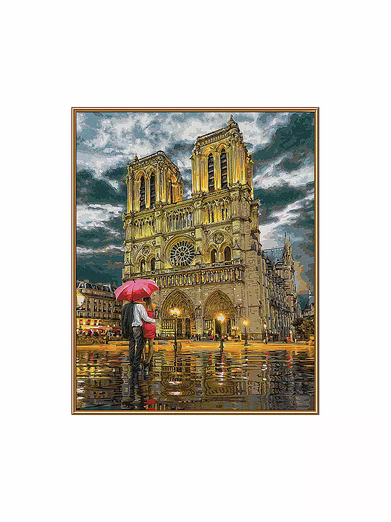 SCHIPPER | Malen nach Zahlen - Die Kathedrale Notre-Dame in Paris | keine Farbe