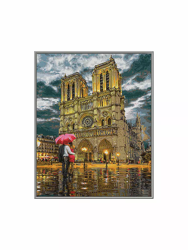 SCHIPPER | Malen nach Zahlen - Die Kathedrale Notre-Dame in Paris | keine Farbe