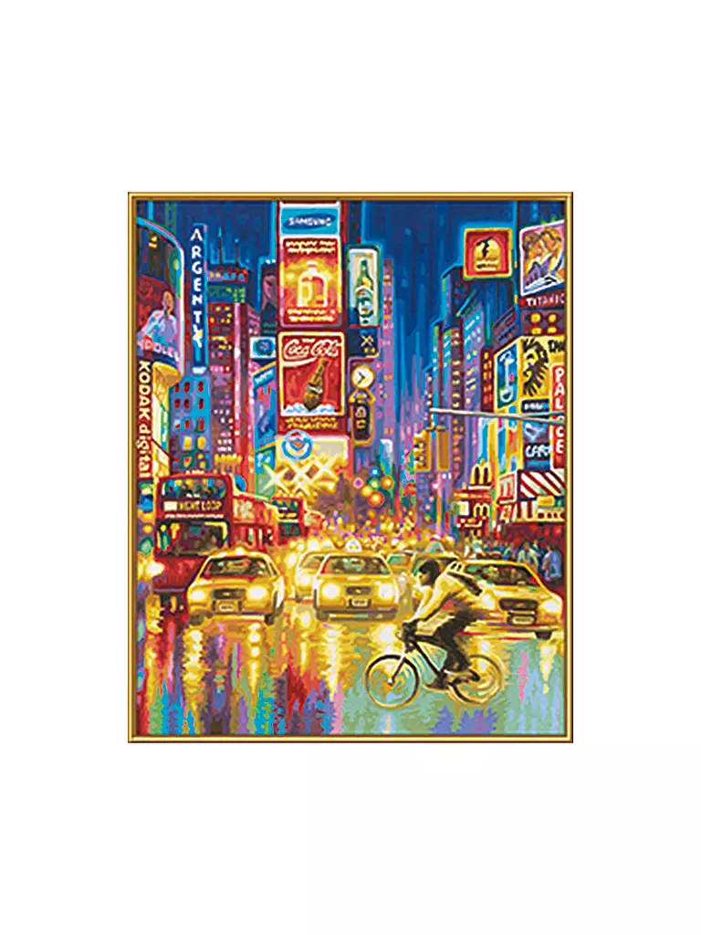 SCHIPPER | Malen nach Zahlen - New York City - Times Square bei Nacht | keine Farbe