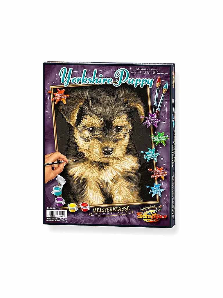 SCHIPPER | Malen nach Zahlen - Yorkshire Puppy | keine Farbe