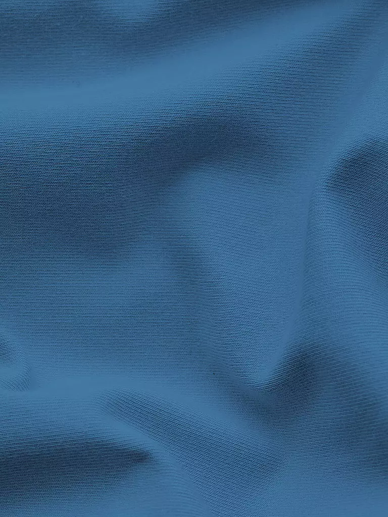 SCHLAFGUT | Jersey Spannleintuch PURE 120x200cm Blue Mid M | blau