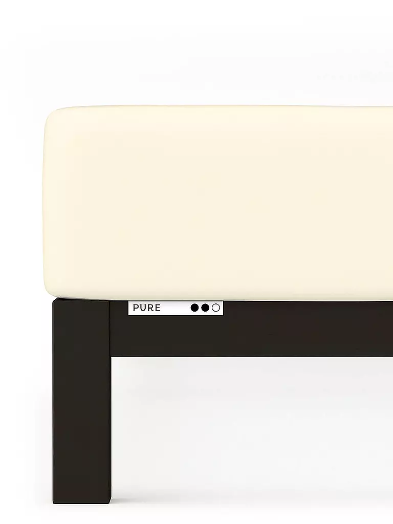 SCHLAFGUT | Jersey Spannleintuch PURE 140x200cm Yellow Light L | grün