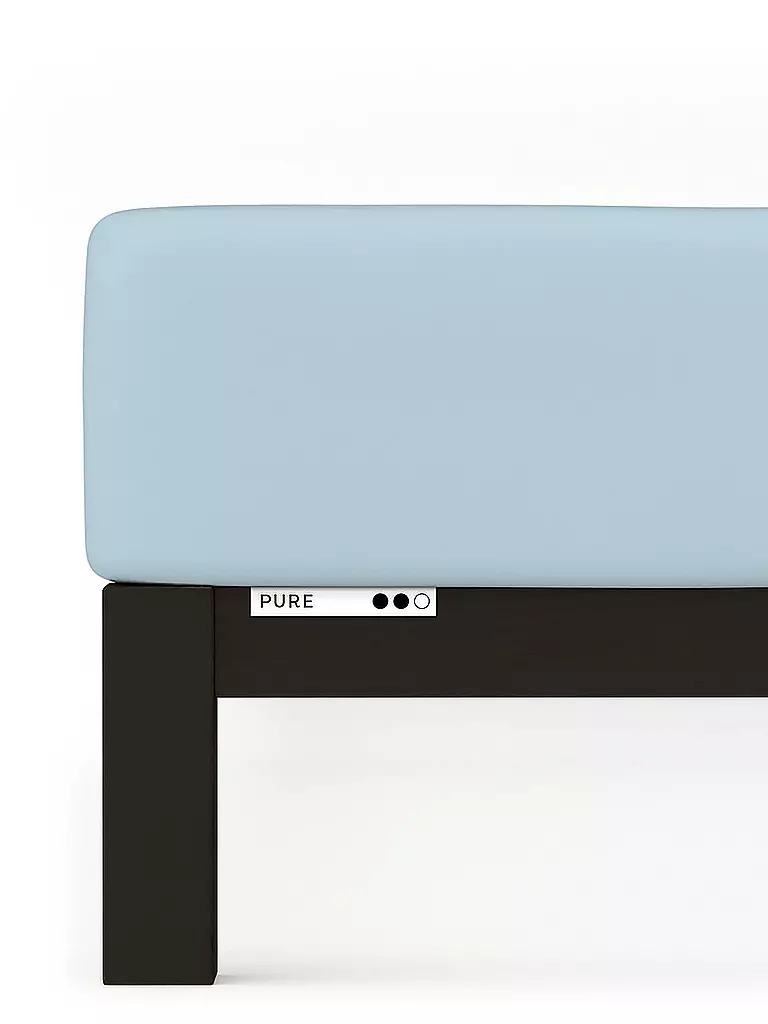SCHLAFGUT | Jersey Spannleintuch PURE 90x200cm Blue Light S | grün