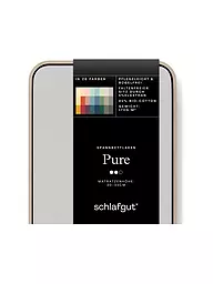 SCHLAFGUT | Jersey Spannleintuch PURE 90x200cm Grey Deep S  | hellgrau