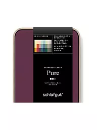 SCHLAFGUT | Jersey Spannleintuch PURE 90x200cm Grey Deep S  | beere