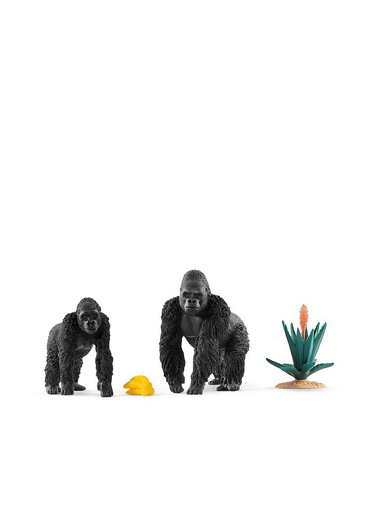 SCHLEICH Gorillas auf Futtersuche Wild Life 42382