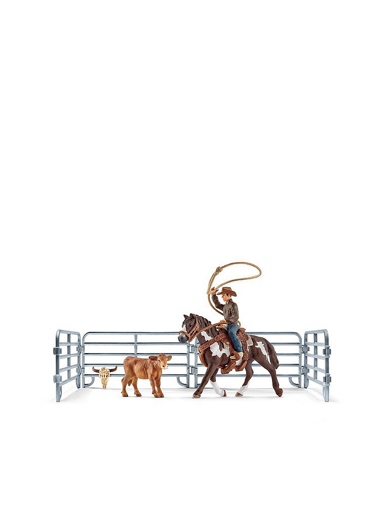 SCHLEICH Team Roping mit Cowboy Farm World 41418