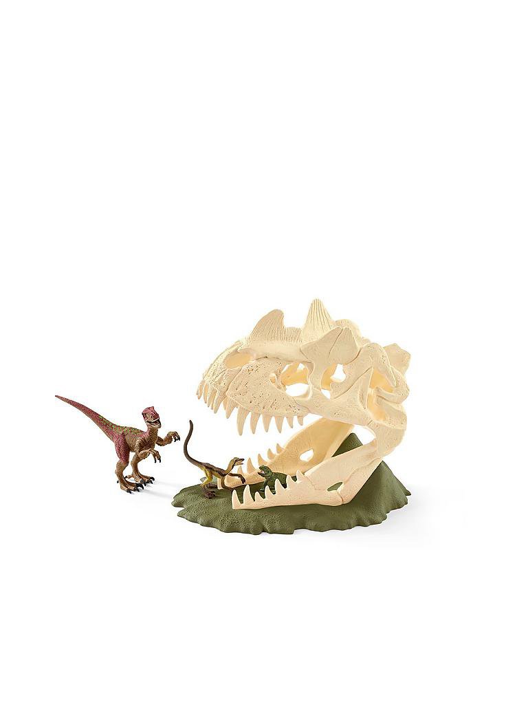 SCHLEICH | Grosse Schädelfalle mit Velociraptor "Dinosaurs" 42348 | 
