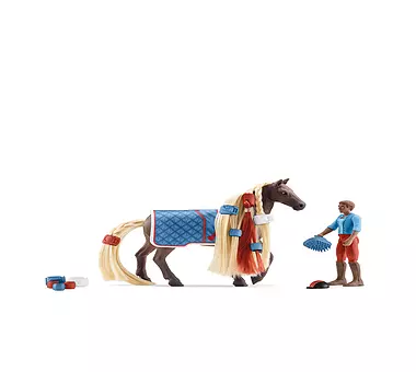SCHLEICH Horse Club - Leo & Rocky Starter Set 42586