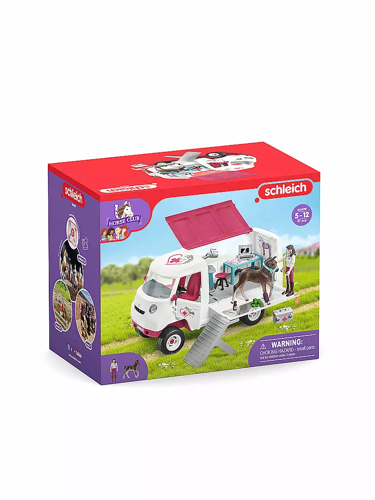 SCHLEICH | Horse Club - Mobile Tierärztin mit Hannoveraner Fohlen 42439 | keine Farbe