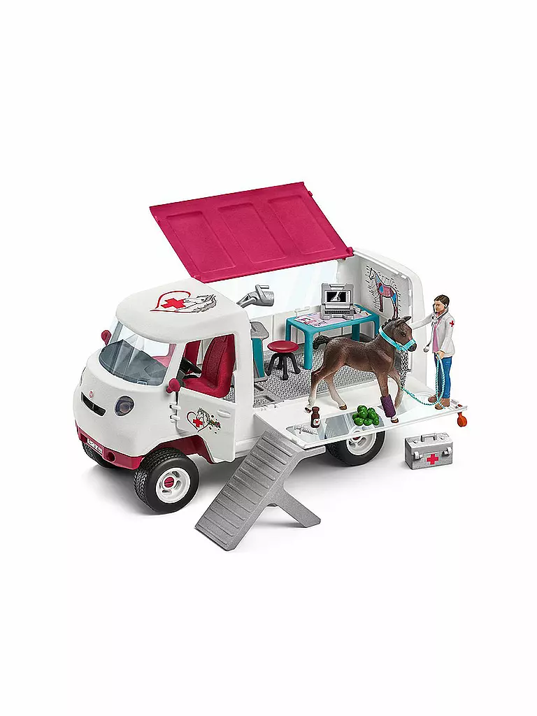 SCHLEICH | Mobile Tierärztin mit Hannoveraner Fohlen "Horse Club" 42370 | keine Farbe