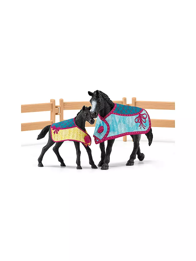 SCHLEICH | Pferdebox mit Stute und Fohlen 42611 | keine Farbe