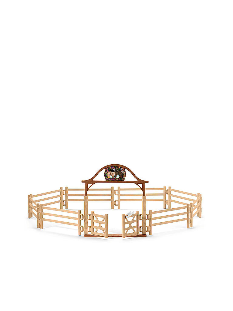 Schleich 42434 Pferdekoppel mit Eingangstor