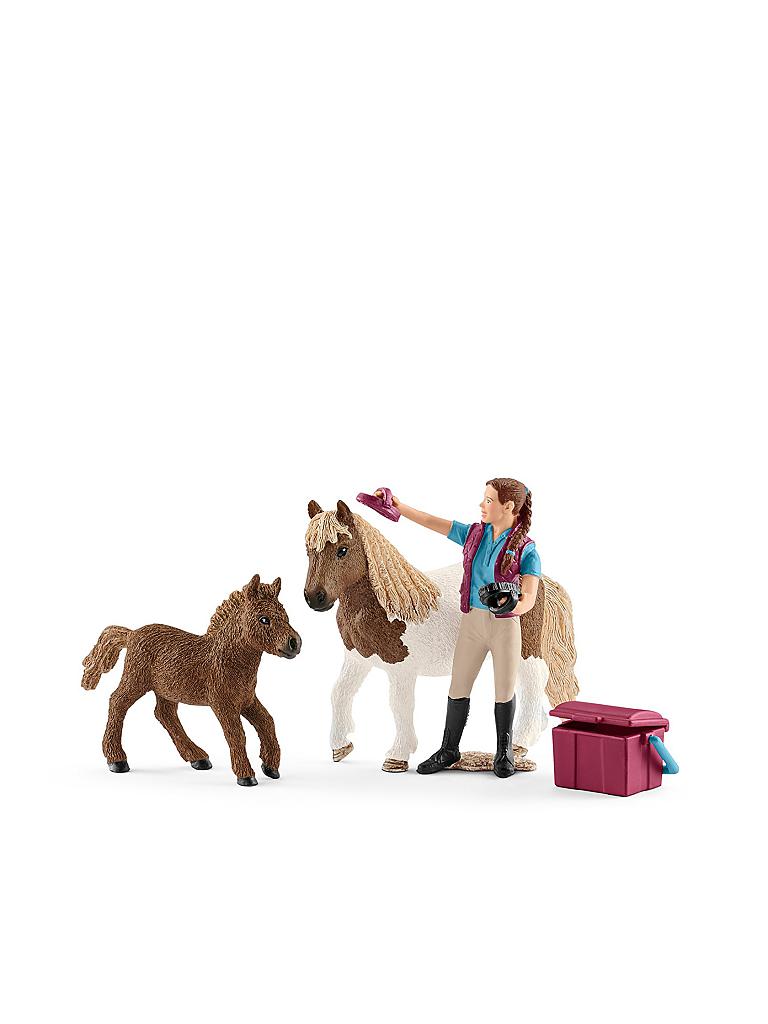 SCHLEICH | Pferdepflegerin mit Shettys "Horse Club" 42362 | keine Farbe