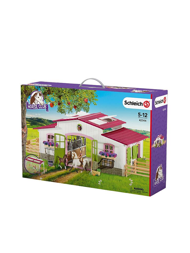 SCHLEICH | Reiterhof mit Reiterin und Pferden "Horse Club" 42344 | 