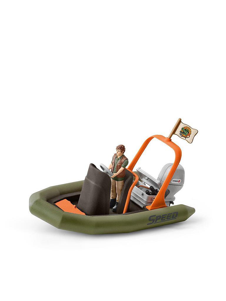 SCHLEICH | Schlauchboot mit Ranger "Wild Life" 42352 | keine Farbe