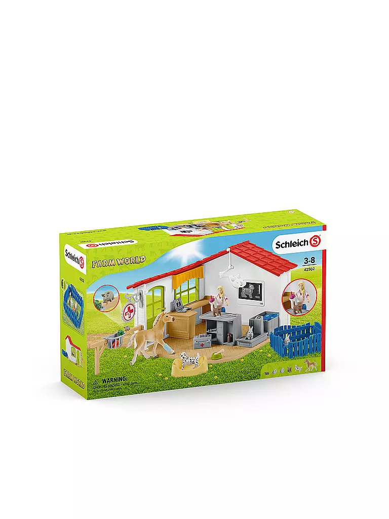 SCHLEICH | Tierarzt-Praxis mit Haustieren "Farm World" 42502 | keine Farbe