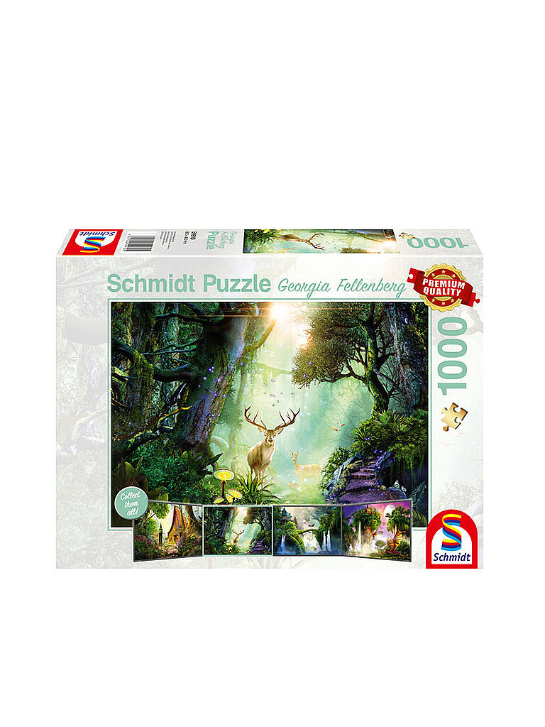 SCHMIDT-SPIELE Puzzle Rehe im Wald 1000 Teile