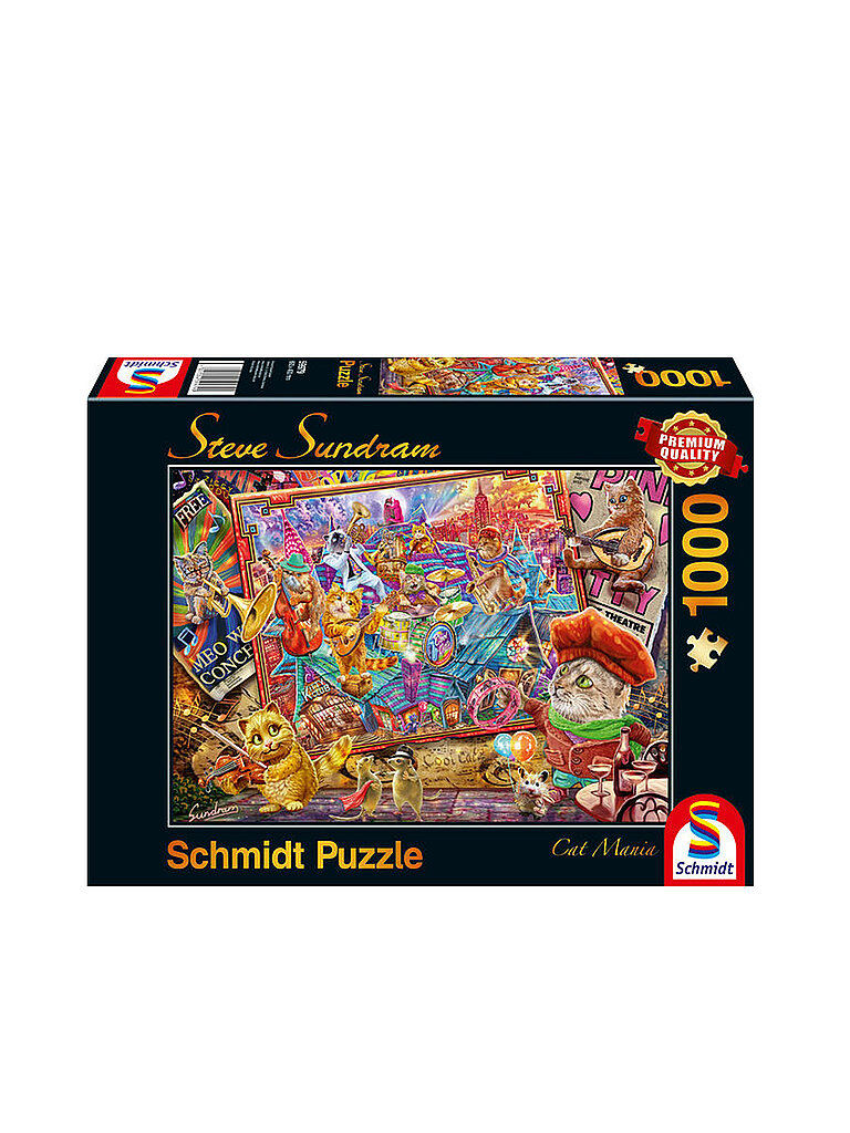 SCHMIDT-SPIELE Puzzle Katzenmanie 1000 Teile