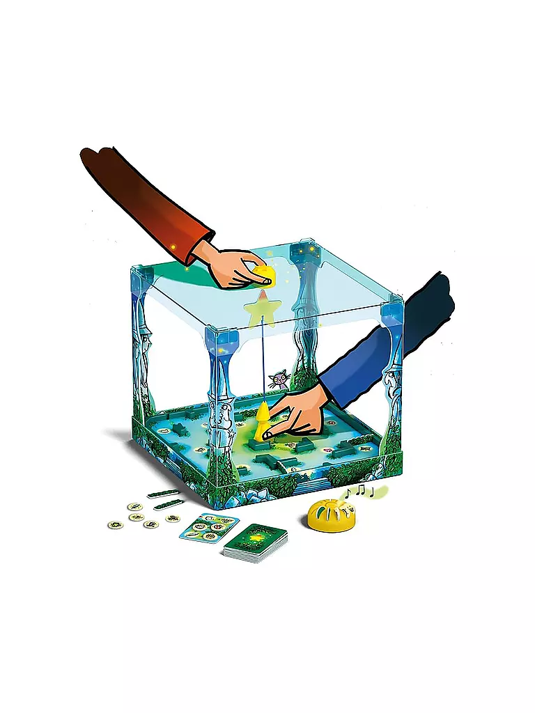 SCHMIDT-SPIELE | Brettspiel - Drei Magier®: Irrgarten der Magier | keine Farbe
