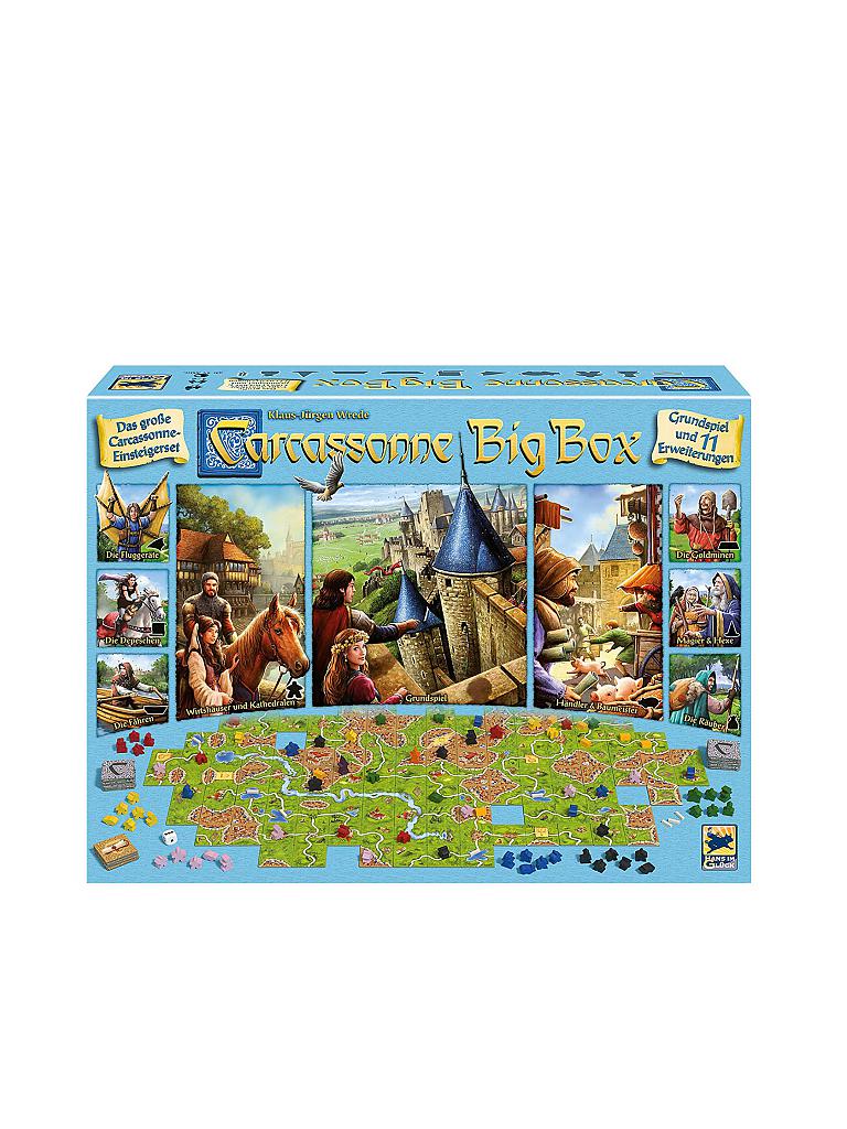 SCHMIDT-SPIELE | Carcassonne Big Box 2017  | transparent