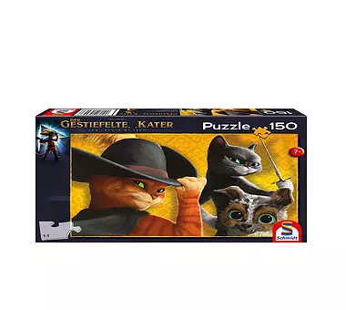 SCHMIDT-SPIELE Puzzle - Der gestiefelte Kater und seine Freunde 150 Teile