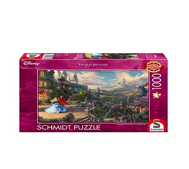 SCHMIDT-SPIELE Puzzle - Disney Dreams Collections - Sleeping Beauty Dancing in the Enchanted Light 1000 Teile
