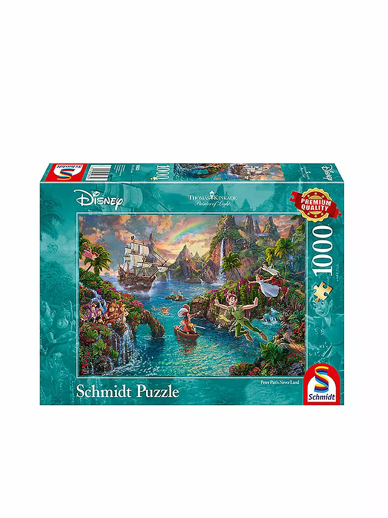 SCHMIDT-SPIELE | Puzzle - Disney Peter Pan Thomas Kinkade 1000 Teile | keine Farbe