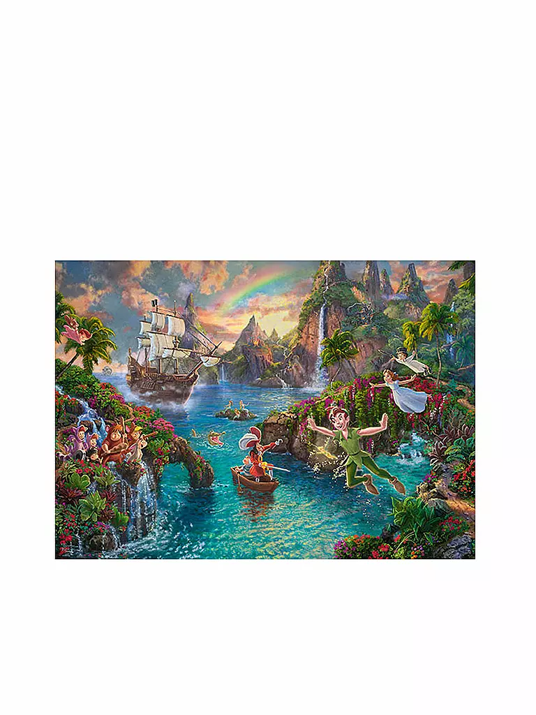 SCHMIDT-SPIELE | Puzzle - Disney Peter Pan Thomas Kinkade 1000 Teile | keine Farbe