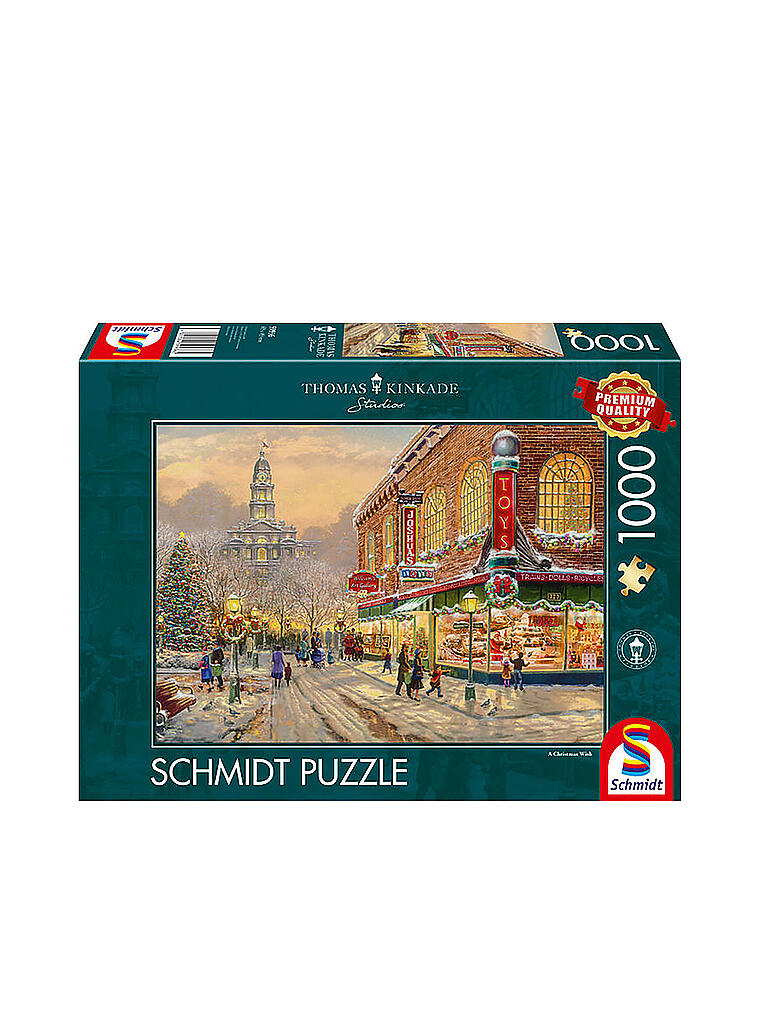 SCHMIDT-SPIELE | Puzzle - Ein Weinachtswunsch 1000 Teile | keine Farbe