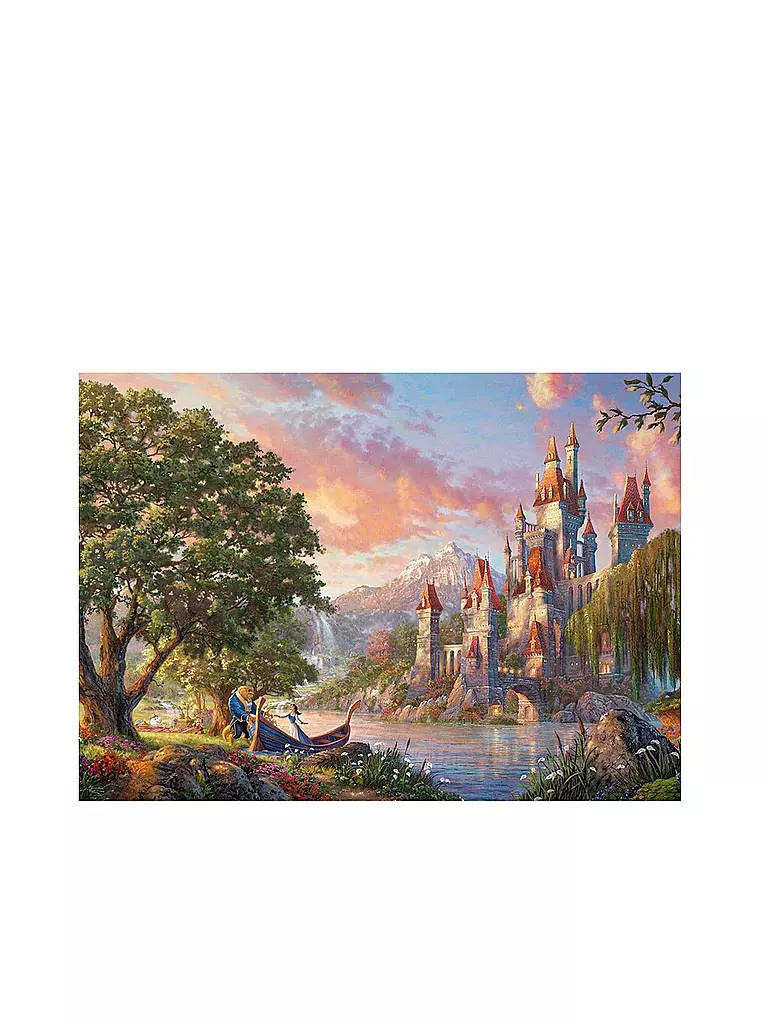 SCHMIDT-SPIELE | Puzzle - Thomas Kinkade Studios: Disney Dreams Collections - Belle’s Magical World 1000 Teile | keine Farbe