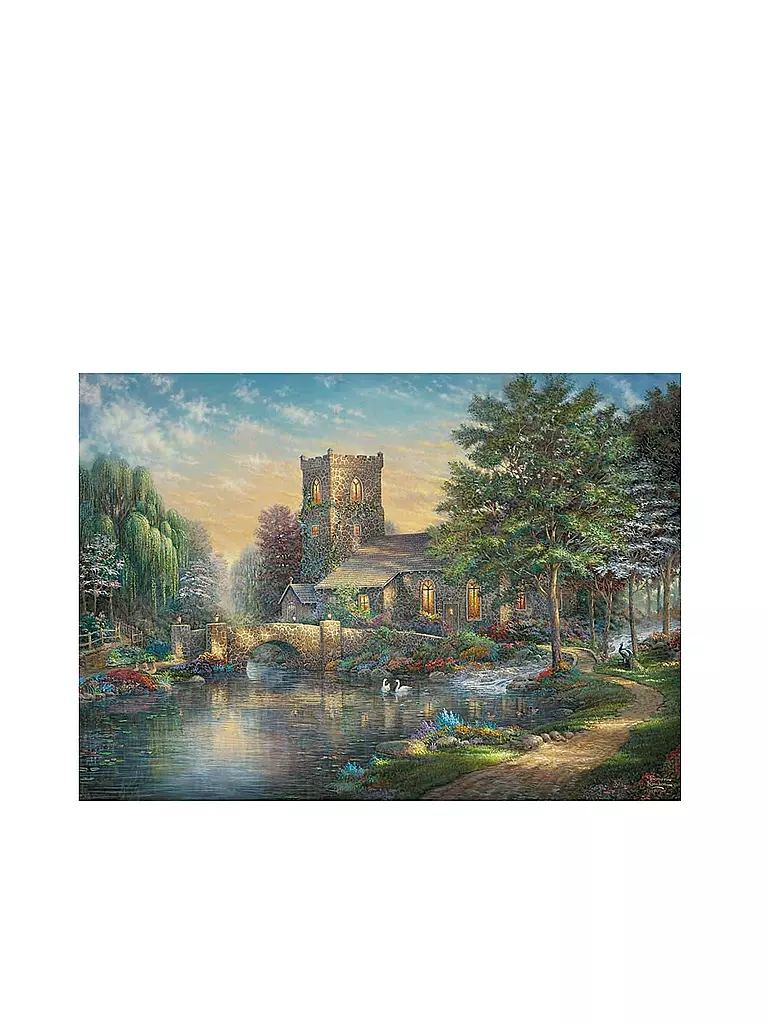 SCHMIDT-SPIELE | Puzzle - Thomas Kinkade Studios: Willow Wood Chapel 1000 Teile | keine Farbe