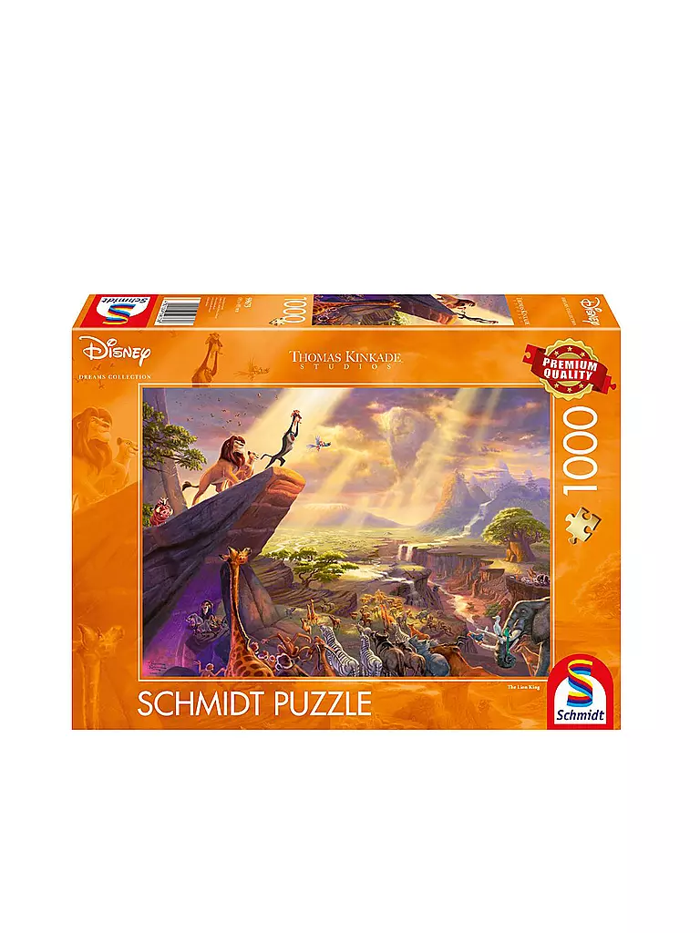 Der Von Den Löwen Träumte Rezension SCHMIDT-SPIELE Puzzle - Thomas Kinkade Studios: Disney Dreams