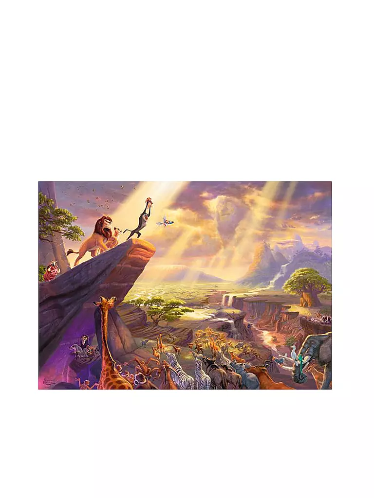 König Der Löwen Musical Wann Da Sein SCHMIDT-SPIELE Puzzle - Thomas Kinkade Studios: Disney Dreams