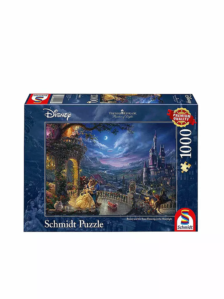 SCHMIDT-SPIELE | Puzzle - Walt Disney - Die Schöne und das Biest (1000 Teile) | keine Farbe
