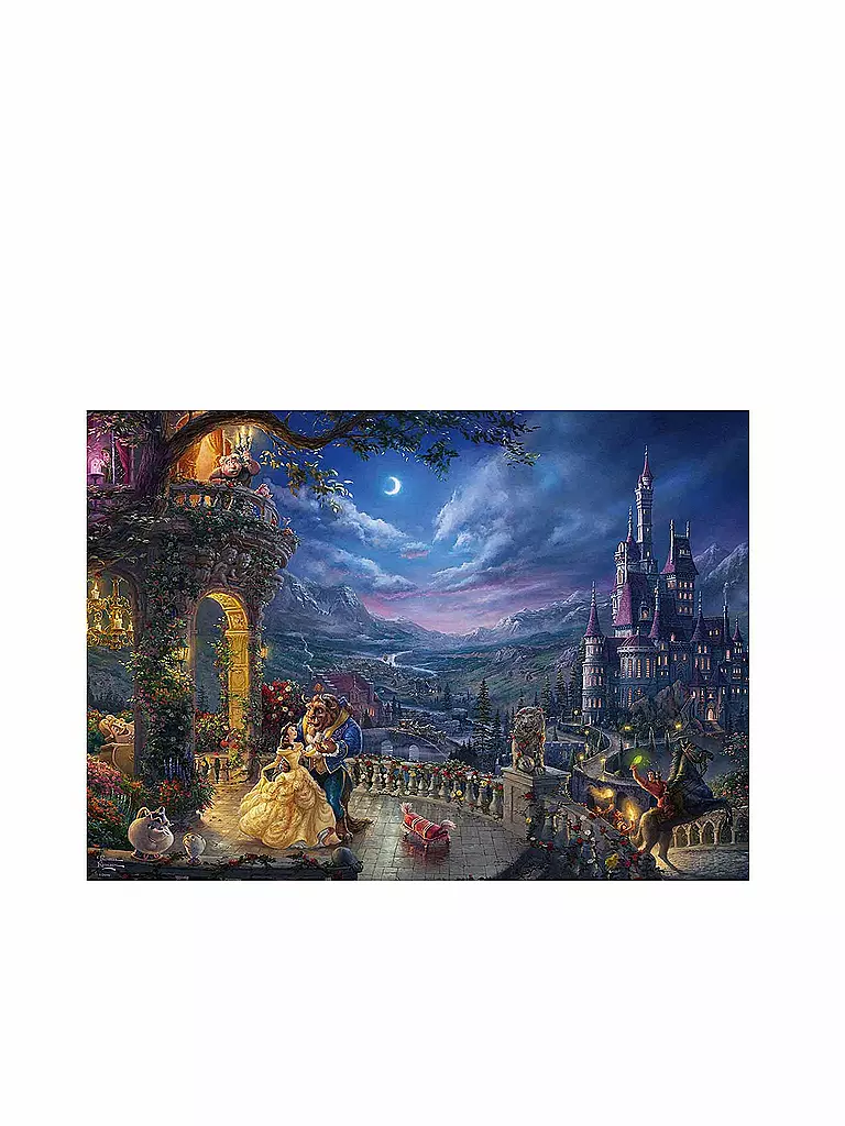 Die Schöne Und Das Biest Zeichnen SCHMIDT-SPIELE Puzzle - Walt Disney - Die Schöne und das Biest (1000