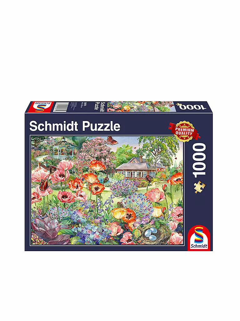 SCHMIDT-SPIELE | Puzzle Blühender Garten 1000 Teile  | keine Farbe