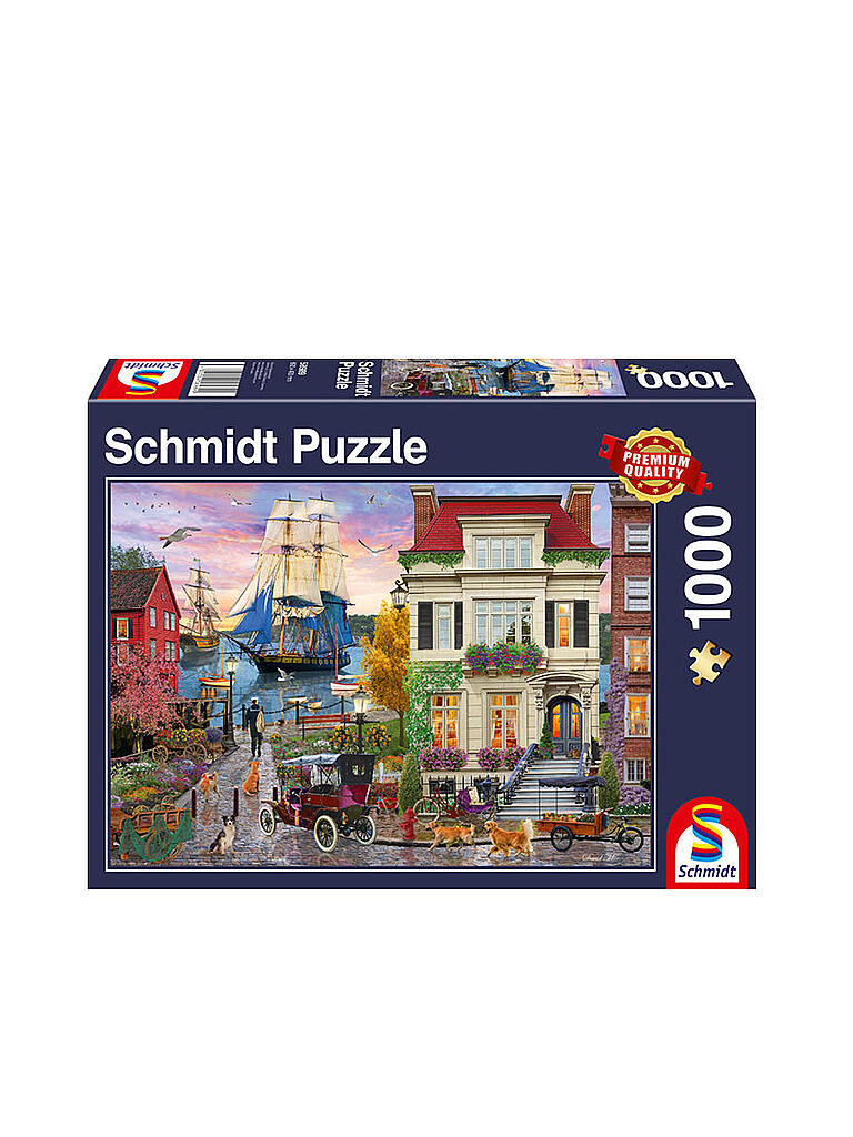 SCHMIDT-SPIELE | Puzzle Schiff im Hafen 1000 Teile  | keine Farbe