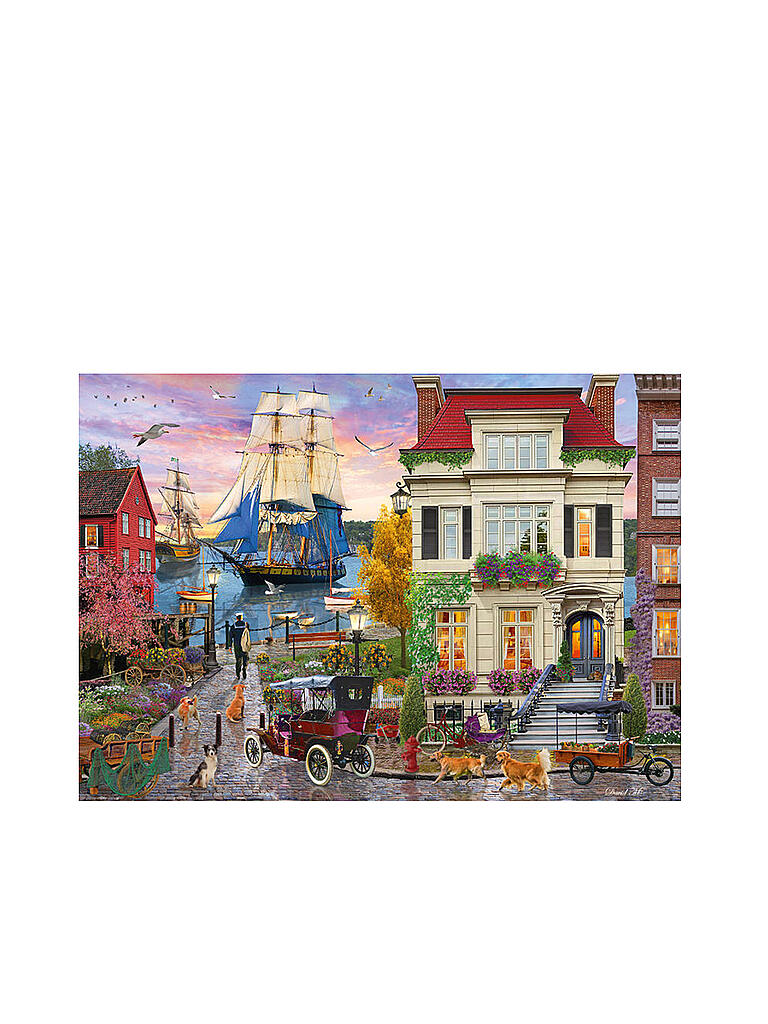SCHMIDT-SPIELE | Puzzle Schiff im Hafen 1000 Teile  | keine Farbe